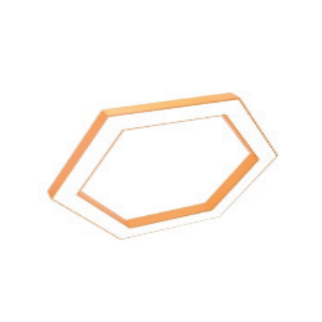 40cm Altıgen Lineer Armatür (50X85MM) (100MM) (50X85MM)